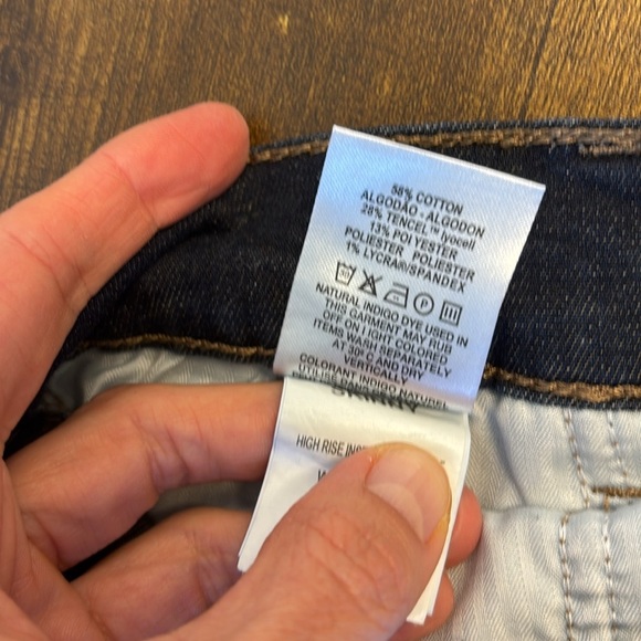 DL1961 Indigo Denim Pants Farrow Skinny - Picture 8 of 8